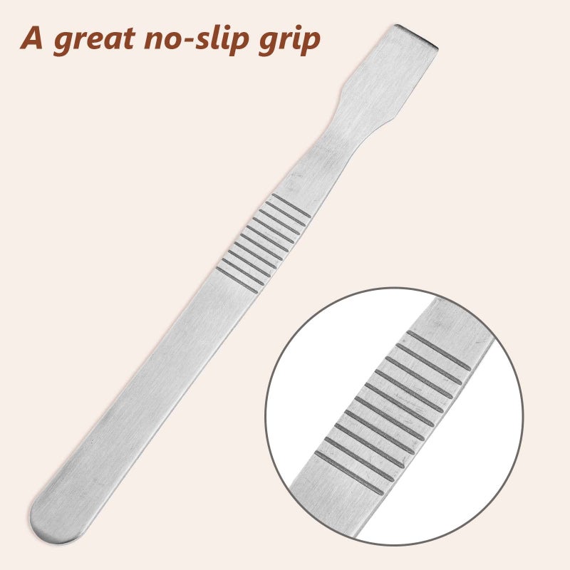 UTENEW 5pcs Professional Opening Pry Repair Tools Flathead Metal Pry Bars Crowbar - Image 4